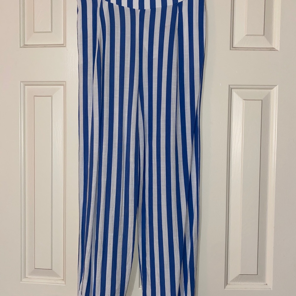 Striped Linen Pants